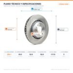 Disco de Freno KIA Frontier 3.0 07 (Delantero) – Código D599 - Imagen 2